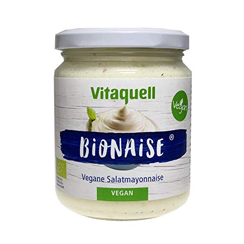 Vitaquell Bionaise Vegane Salatmayonnaise Bio, 250 ml Ohne tierische Bestandteile: Die Mayo ist zu 100 % vegan und frei von Palmöl