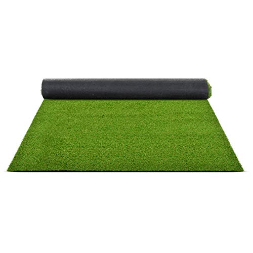 Floordirekt Premium Kunstrasen | Rasenteppich | Rollrasen | Kunststoffrasen Garten-Rasen Rasen für Balkon, Terrasse & Garten Terraza (Höhe: 18 mm), 100x200 cm