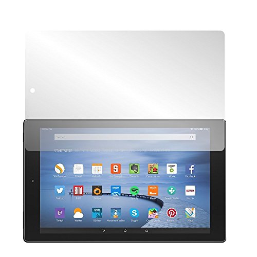 Slabo 2 x Displayschutzfolie für Amazon Fire HD 10-Tablet 2015 (10,1') Displayschutz Schutzfolie Folie Crystal Clear KLAR