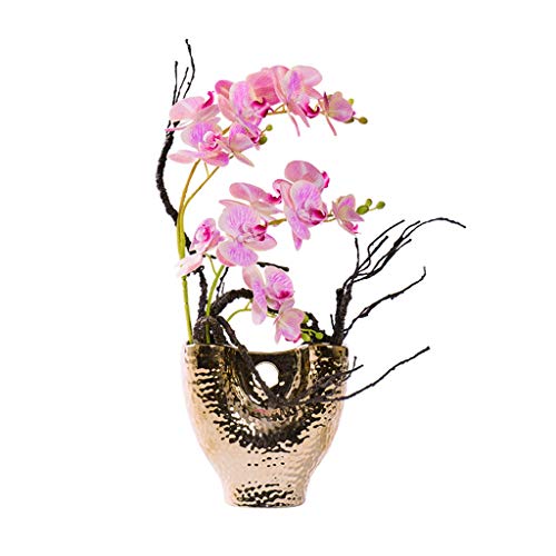 NYKK Künstliche Blume Silk künstliche Blumen mit Vase Gefälschte Waldhyazinthe Bonsai for Office Wohnzimmer Möbel Künstliche Blumen Bonsai Ewige Blume