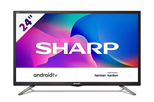 SHARP 24BI6E Android TV 60 cm (24 Zoll) HD Ready LED Fernseher (Smart TV, Google Assistant, Bluetooth)
