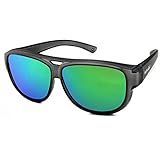 ActiveSol Design ÜBERZIEH-SONNENBRILLEN | Flieger Brille - Pilotenbrille | Damen & Herren | Auto Sonnen-Überbrille UV400 Schutz | polarisiert | Unisex | 24 Gramm leicht