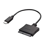 Cable Matters 10Gbps USB C Gen 2 auf SATA Adapter Kabel (SATA USB Adapter Typ C, USB SATA Adapter 2,5') - Thunderbolt 3, USB4 Port kompatibel - 25 cm