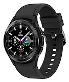 Samsung Galaxy Watch4 Classic, Runde Bluetooth Smartwatch, Wear OS, drehbare Lünette, Fitnessuhr, Fitness-Tracker, 42 mm, Black