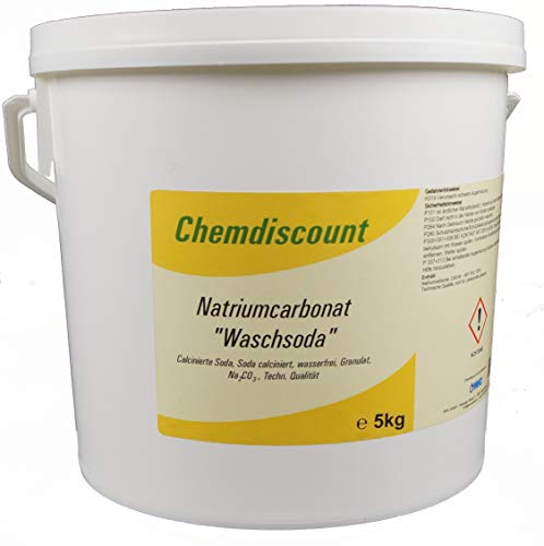 5kg Waschsoda (Natriumcarbonat Na2CO3 calcinierte Soda) Granulat