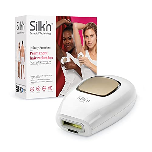 Silk'n Infinity Premium 500.000 Lichtimpulse - IPL -eHPL Technologie 2 in 1 - Dauerhafte Haarentfernung, Weiss