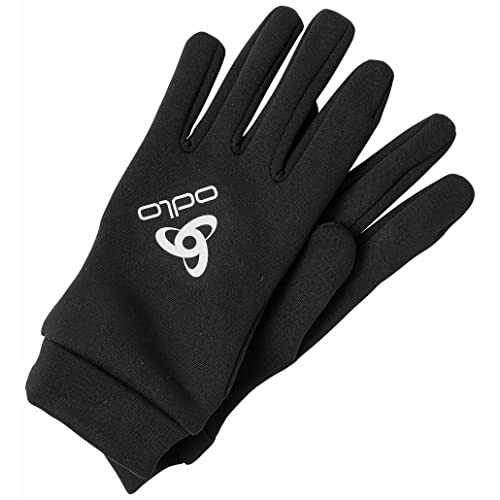 Odlo Unisex STRETCHFLEECE LINER ECO Handschuhe, Black, XS