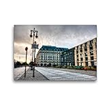 Premium Textil-Leinwand 45 x 30 cm Quer-Format Hotel Adlon | Wandbild, HD-Bild auf Keilrahmen, Fertigbild auf hochwertigem Vlies, Leinwanddruck von Markus Will