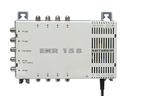 Kathrein EXR 158 Satelliten-ZF-Verteilsystem Multischalter (1 Satellit, 8 Teilnehmeranschlüsse, Klasse A)