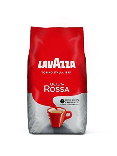 Lavazza Kaffeebohnen - Qualità Rossa - 6er Pack (6 x 1 kg)