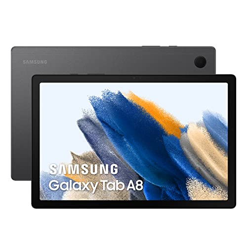 Samsung - Galaxy Tab A8 Tablet 25,6 cm (10,5 Zoll) 128 GB Android Farbe Silber (spanische Version) (die italienische Version kann Nicht gewährleistet Werden)