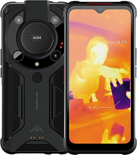 AGM Glory Pro Outdoor Handy 5G mit 256x192 Wärmebildkamera, 8GB+256GB Outdoor Smartphone ohne vertrag Qualcomm Snapdragon 480, 20MP Nachtsichtkamera+48MP Kamera 6.53' FHD+ 6200mAh, Android 11 IP68