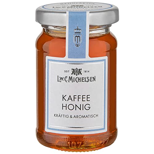 L.W.C. Michelsen - Kaffeeblüten-Honig (125g) | kräftig & aromatisch | natürlich, ohne Zusätze | hochwertiger Honig mit Kaffee-Note | Pure Natürlichkeit in einem Glas