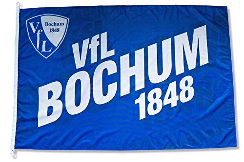 VFL Bochum 1848 Hissfahne Fahne Flagge - 120x180cm - Original Lizenzprodukt