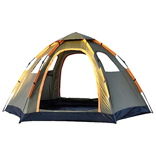 Arkmiido Pop Up Wurfzelt für 4-6 Personen，Automatic Tent für Camping Wandern Bergsteigen, Zeltgröße:305x239x145cm