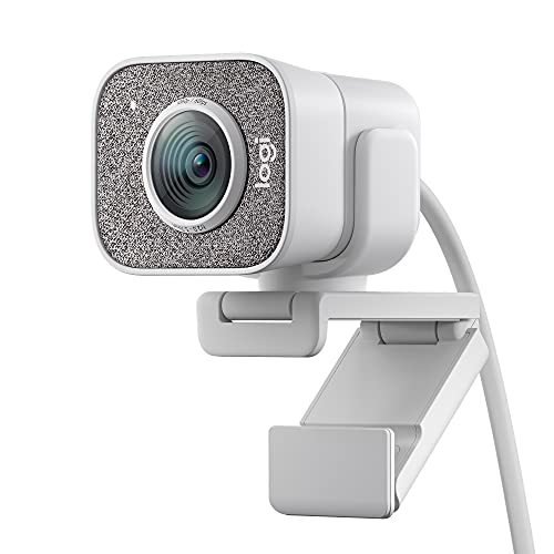 Logitech Streamcam Webcam für Live Streaming und Inhaltserstellung, Vertikales Video in Full HD 1080p bei 60 fps, Smart-autofokus, USB-C, für YouTube, Gaming Twitch, PC/Mac - Weiß