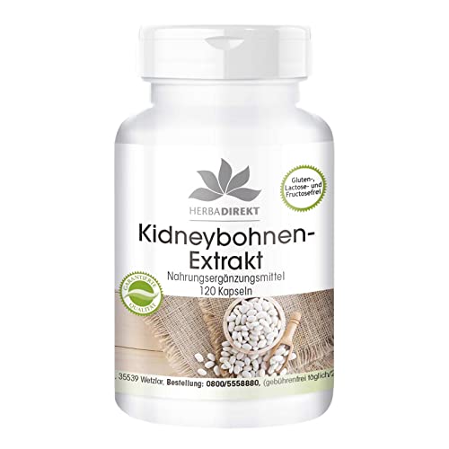 Kidneybohnen Extrakt mit Chrom - Grünem Kaffee und Bockshornklee - 120 Kapseln