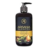 Arganöl Shampoo 480ml - Arganöl und Pflanzenextrakte für Haare - Argan Shampoo für Haarwachstum und Volumen - Frei von Farbstoffen und Mineralölen - Argan Haarpflege