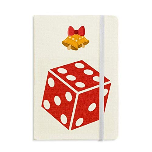 Casino Notizbuch mit rotem Würfel, Illustrations-Muster, Jingling Bell