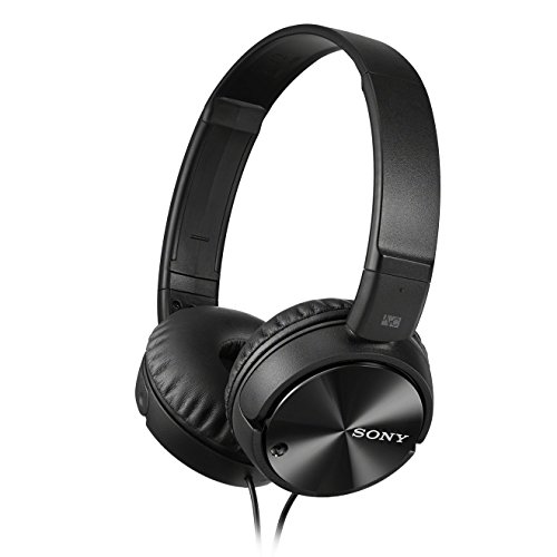 Sony Kopfhörer MDR-ZX110NA faltbarer Bügelkopfhörer mit Digital Noise Canceling, schwarz