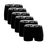 Libella® Panties Boxershorts Damen 6er Pack Hipsters Unterhose Unterwäsche Set Baumwolle 3429 Schwarz XL