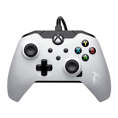 PDP verkabelt Game Controller - Xbox Series X|S, Xbox One, PC/Laptop Windows 10, Steam Gaming Controller - USB - Advanced Audio Controls - Dual Vibration Videogame Gamepad - weiß