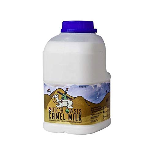 Oasismilk Roh und Frische Kamelmilch, 14 X halbe liter Flasche 500ml aus die Niederlande, 100% Kuhmilch-Protein-frei
