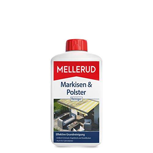 Mellerud Markisen & Polster Reiniger – Effizientes Mittel zum Entfernen von Schmutz auf Textilien im Innen- und Außenbereich – 1 x 1 l