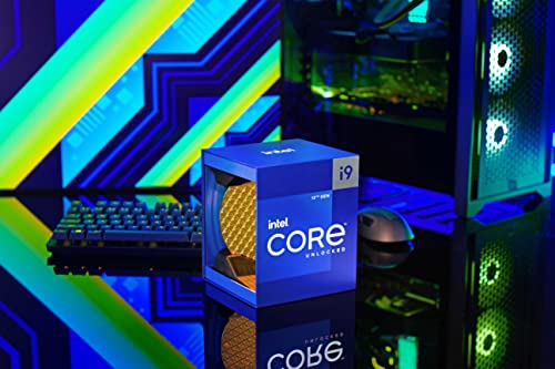 Intel Core i9-12900K 12. Generation Desktop Prozessor (Basistakt: 3.2GHz Turboboost: 5.2GHz, 6 Kerne, LGA1700, RAM DDR4 und DDR5 bis zu 128GB) BX8071512900K