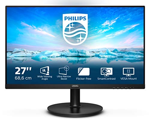 Philips 271V8L - 27 Zoll FHD Monitor, AdaptiveSync (1920x1080, 75 Hz, VGA, HDMI) schwarz