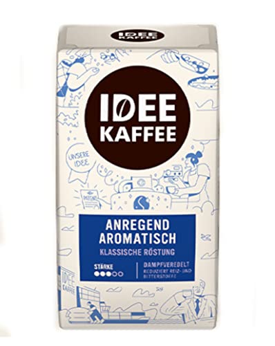 Darboven IDEE KAFFEE 8x 500 g (4000g) , Arabica Filterkaffee gemahlen - Premiumqualität