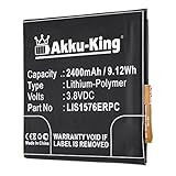 Akku-King Akku kompatibel mit Sony LIS1576ERPC, AGPB014-A001 - Li-Polymer 2400mAh - für Xperia M4, M4 Aqua Dual LTE, E2303, E2306, E2312, E2333, E2353