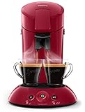 Philips Senseo HD6554/90 Kaffeepadmaschine (Crema Plus, Kaffeestärkewahl) dunkelrot