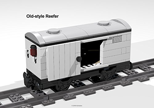 4-Wheel old-style Reefer: Lego MOC building instructions (LEGO Train MOC plans) (English Edition)