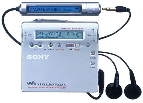 Sony MZ-R900/S tragbarer MiniDisc-Rekorder Silber