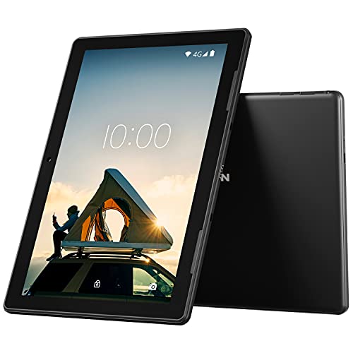 MEDION E10713 25,5 cm (10 Zoll) Full HD Tablet mit IPS Display (LTE, Android 10, Quad Core Prozessor, USB Typ C, 3GB RAM, 64GB Speicher, WLAN, Bluetooth, 5MP Kamera) schwarz