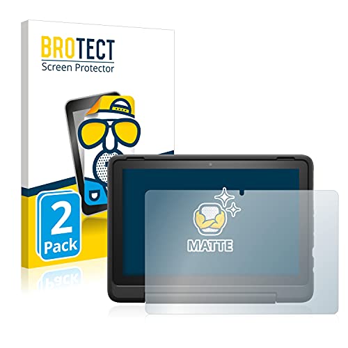 BROTECT 2X Entspiegelungs-Schutzfolie kompatibel mit Amazon Fire HD 10 Kids Pro 2021 Displayschutz-Folie Matt, Anti-Reflex, Anti-Fingerprint