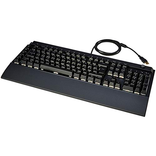 Amazon Basics - Programmierbare mechanische PC-Gaming-Tastatur | RGB-LED-Hintergrundbeleuchtung, DE-Layout (QWERTZ)