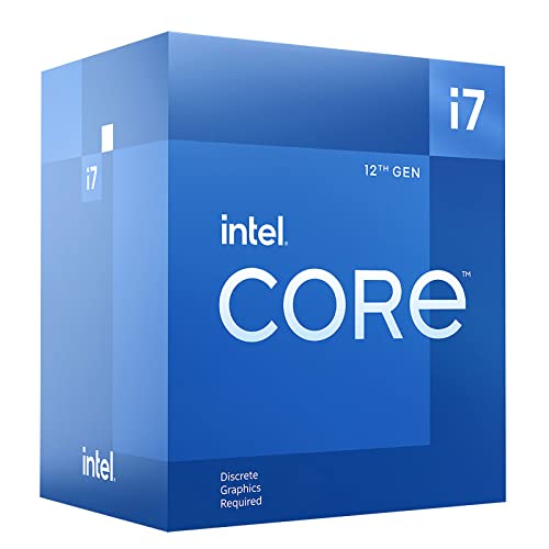 Intel Core i7-12700F 12. Generation Desktop Prozessor (Basistakt: 2.1GHz, 12 Kerne, LGA1700, RAM DDR4 und DDR5 bis zu 128GB) BX8071512700F