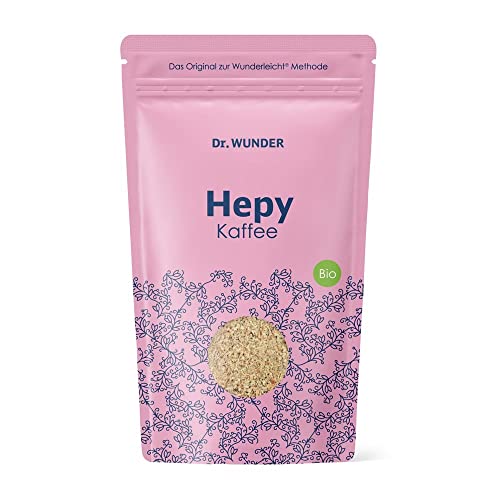 Dr. Wunder® Hepy-Kaffee 250g: Grüner/Goldener Spezial-Kaffee | besonders hoher Gehalt an Koffein und Palmitinsäure | für den Kaffee-Einlauf geeignet