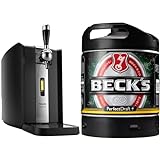 Philips HD3720 / 25 PerfectDraft 6 liter beer dispenser + Beck's Pils Bier Perfect Draft (1 x 6l)