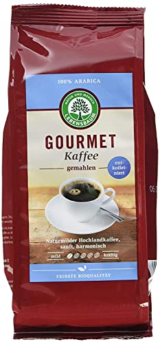 Lebensbaum Bio Gourmet Kaffee, entkoffeiniert, gemahlen (1 x 250 g)
