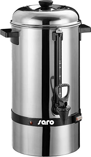 Saro 317-1000 Gastro Kaffeemaschine mit Rundfilter Modell Saromica 6005 Industriekaffeemaschine (6,75 Liter, 40 Tassen Kaffee, Brüh-, Warmhaltefunktion), Silber
