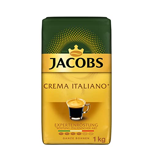 Jacobs Kaffeebohnen Expertenröstung Crema Italiano, 1 kg Bohnenkaffee