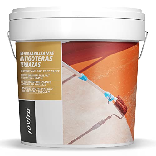 Abdichtung und Tropfschuztfarbe für Terrassenböden und Dächer. (5 kg, GRÜN)