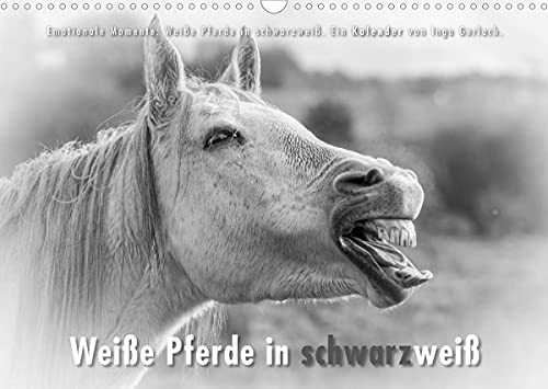 Emotionale Momente: WeiÃŸe Pferde in schwarzweiÃŸ. (Wandkalender 2022 DIN A3 quer) [Calendar] Gerlach, Ingo [Calendar] Gerlach, Ingo [Calendar] Gerlach, Ingo