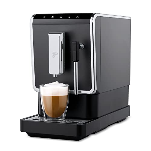 Tchibo Kaffeevollautomat Esperto Latte für Caffè Crema, Espresso, Cappuccino und Milchschaum, Anthrazit