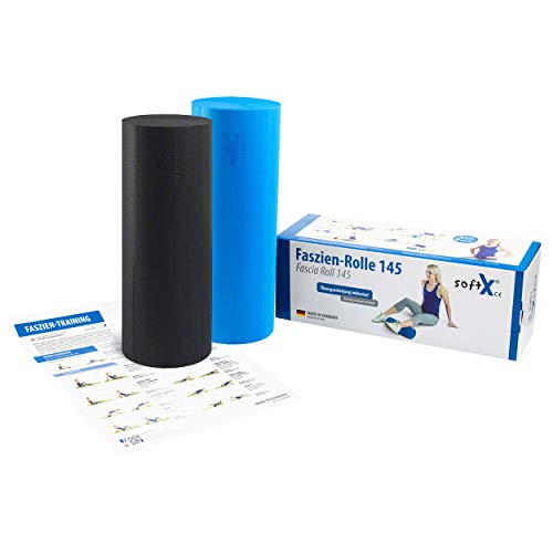 softX® Faszien-Set Rolle 2-tlg., Rolle 145, blau/schwarz