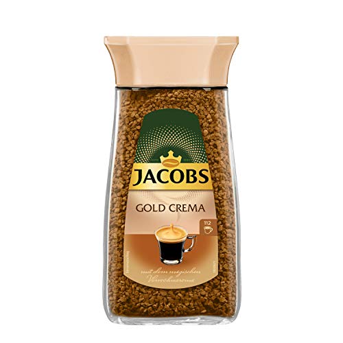 Jacobs löslicher Kaffee Gold Crema, 1 x 200 g Instant Kaffee