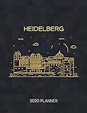 Heidelberg 2020 Planner: Weekly & Daily - Dated With To Do Notes And Inspirational Quotes (Minimalist City Skyline Calendar Diary Book, Band 59)